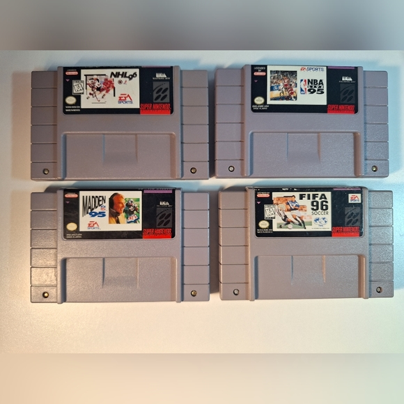 -NHL 96 -MADDEN 95 -NBA LIVE 95 -FIFA 96 (SNES) - Picture 3 of 14